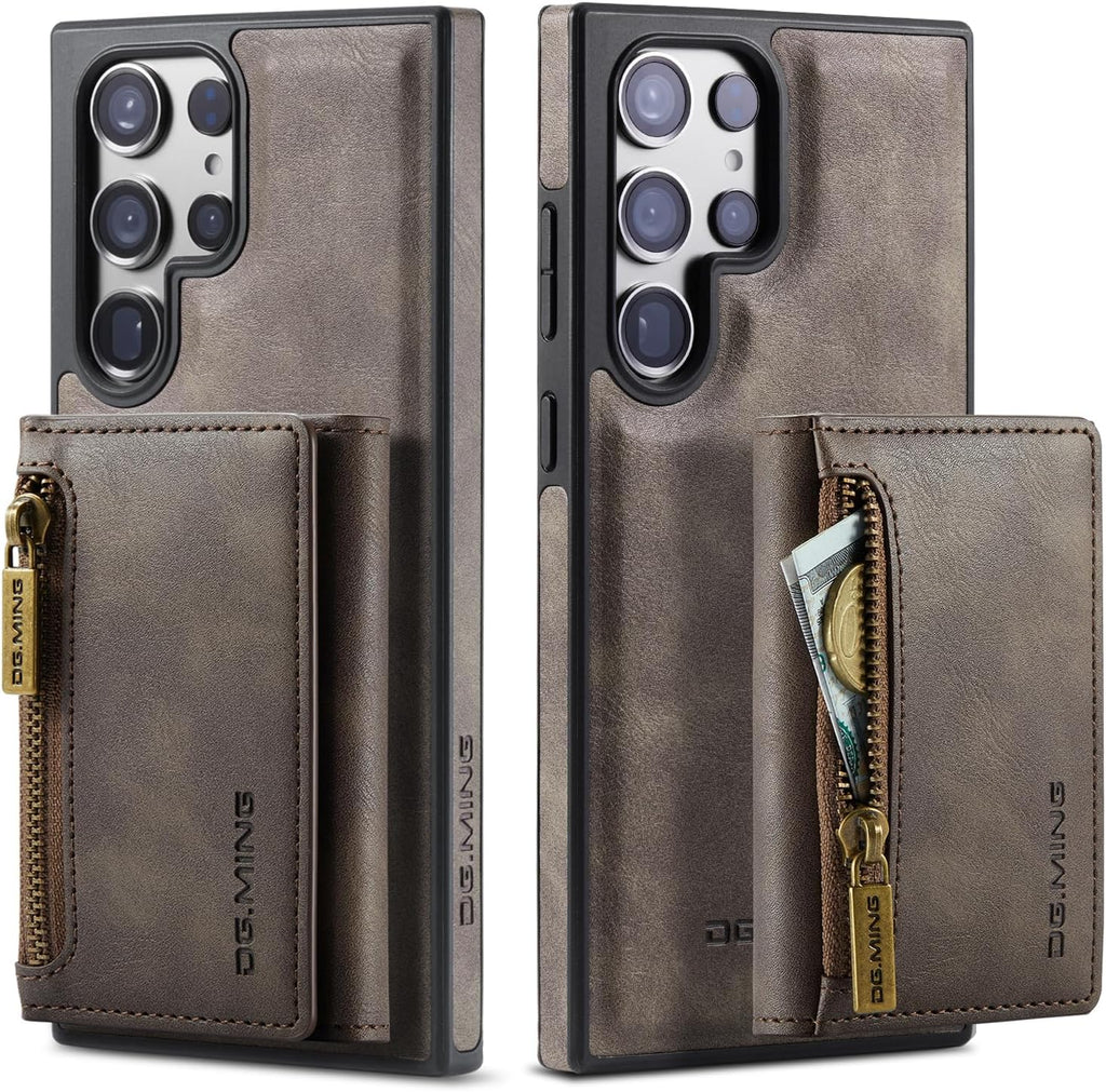 Samsung Galaxy S23 Ultra Hoesje + Leren Wallet
